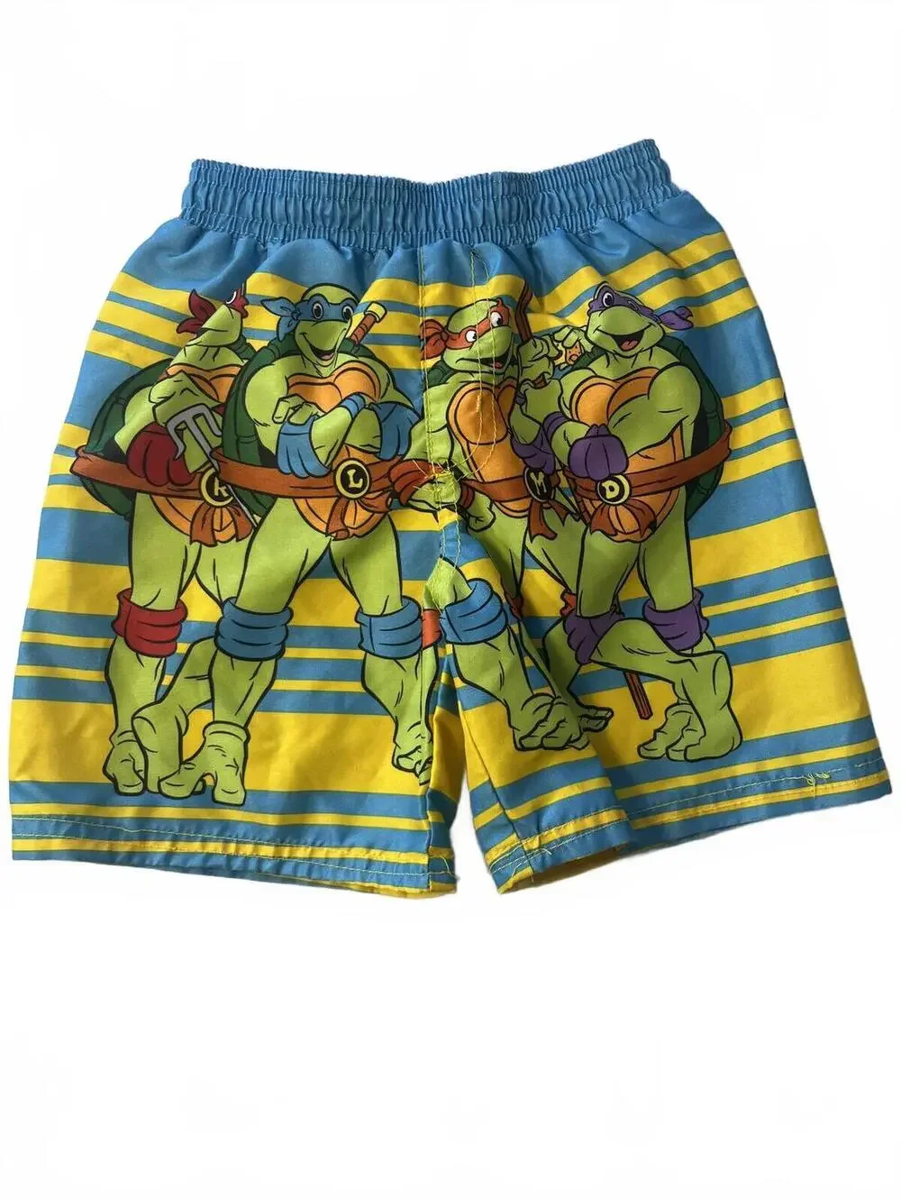 TMNT Rash Guard Swim Trunks 2-Piece Swim Set 3T Teenage Mutant Ninja Turtles